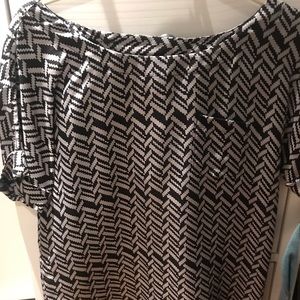 SS geometric blouse